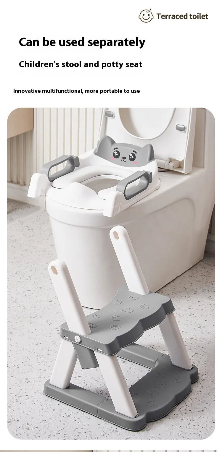 Children’s Ladder Toilet Training Seat with Step Stool