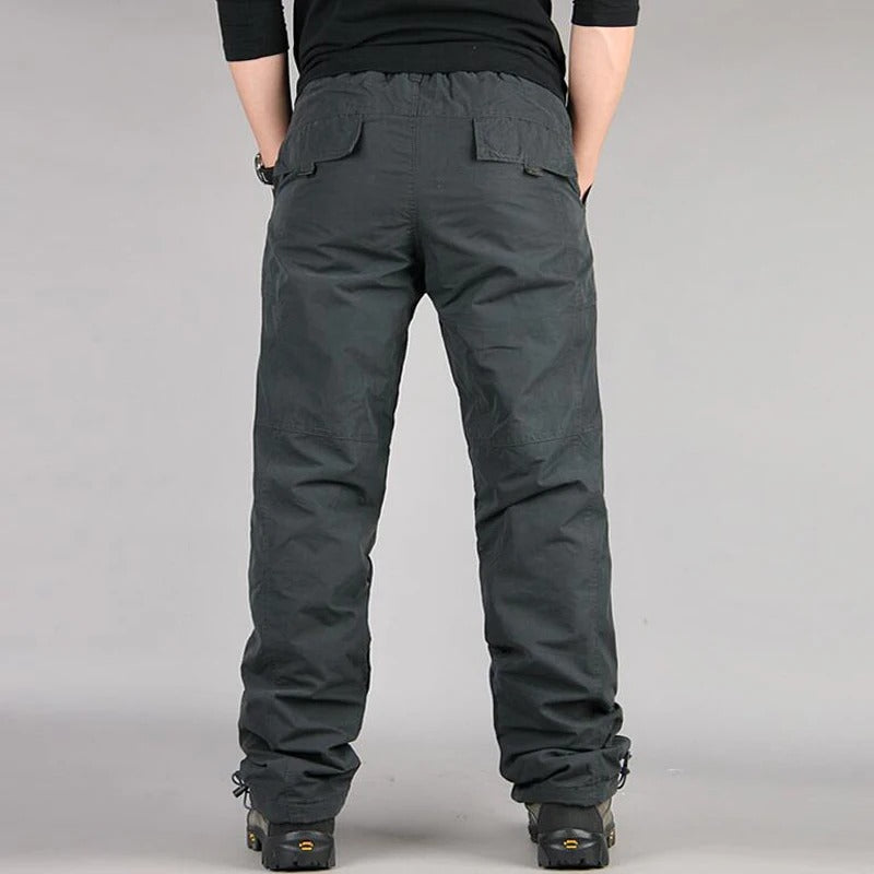 Men’s Winter Fleece-Lined Cargo Pants