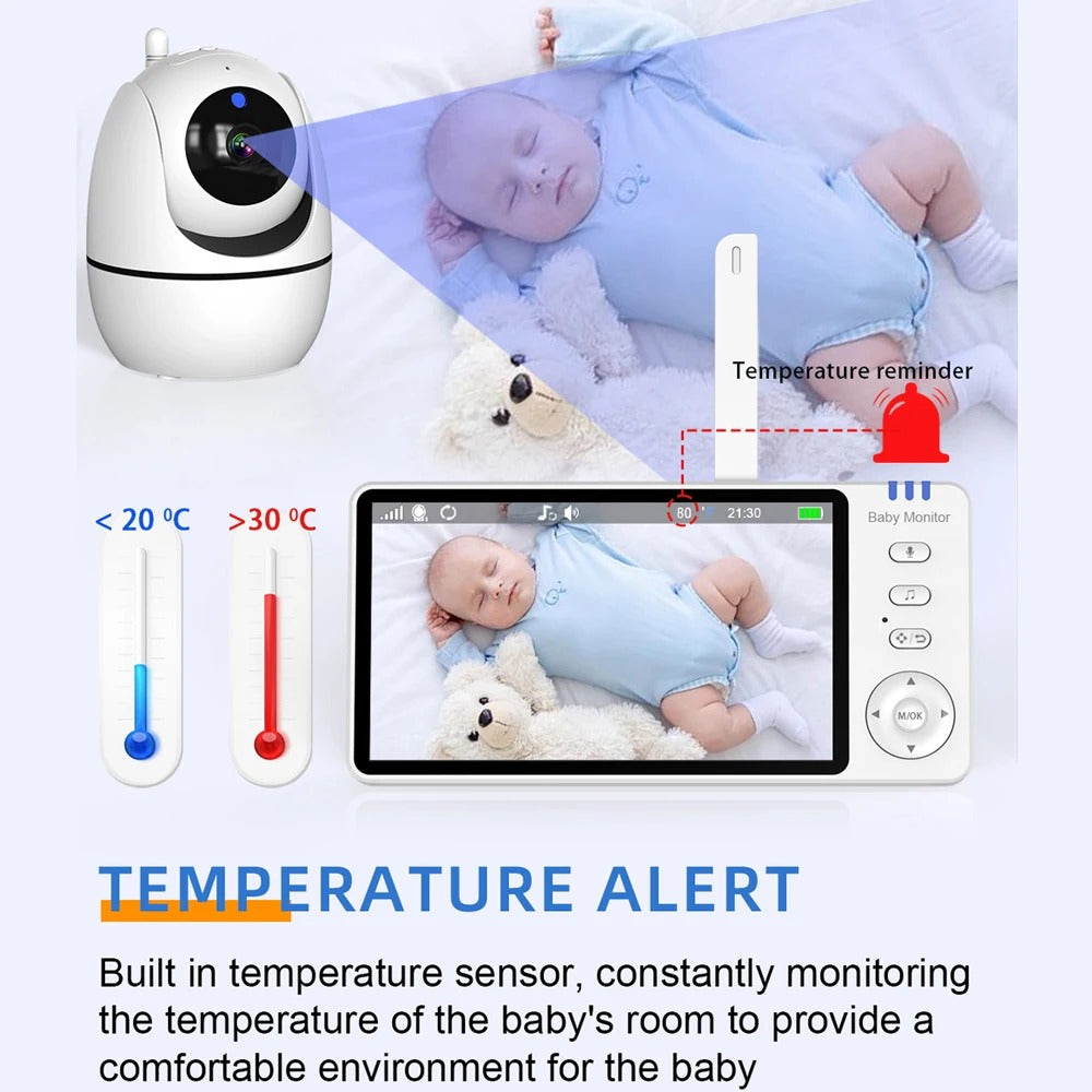Baby Monitor with Pan-Tilt Camera
