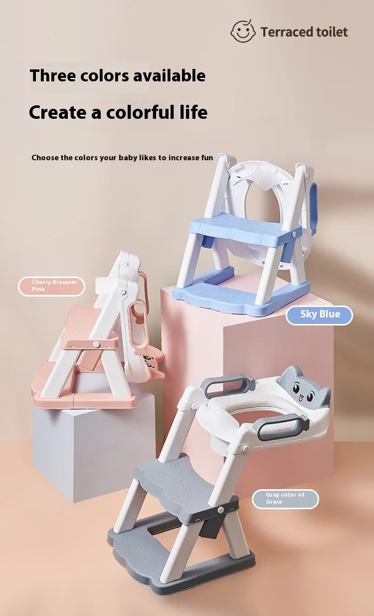 Children’s Ladder Toilet Training Seat with Step Stool