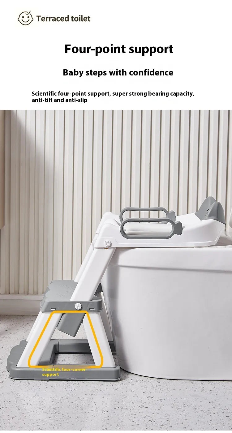 Children’s Ladder Toilet Training Seat with Step Stool