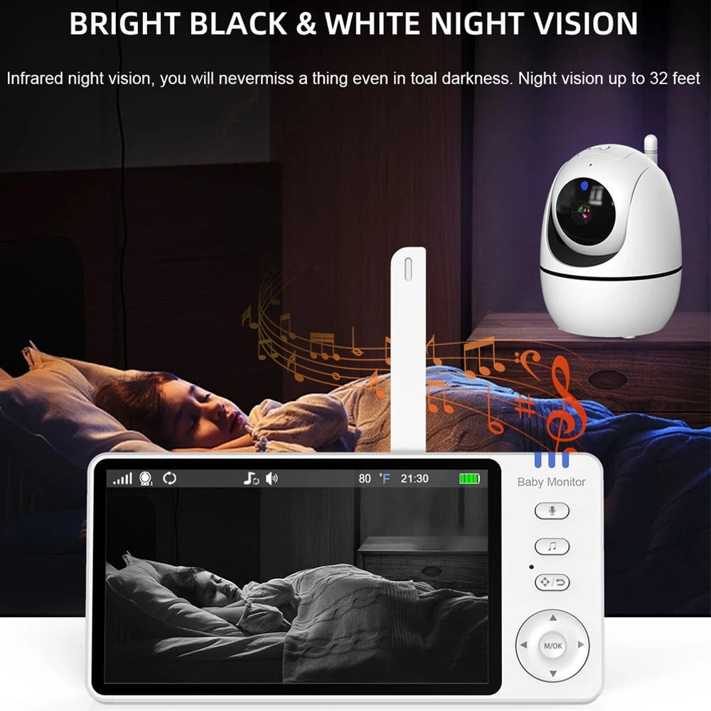 Baby Monitor with Pan-Tilt Camera