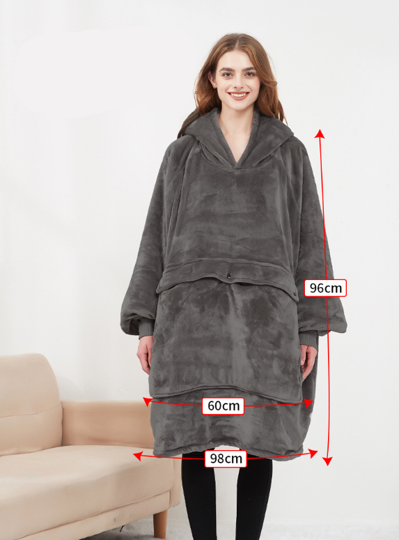 Heated Oversized Hoodie Blanket