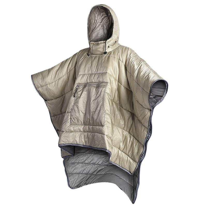 Outdoor Down Poncho Blanket