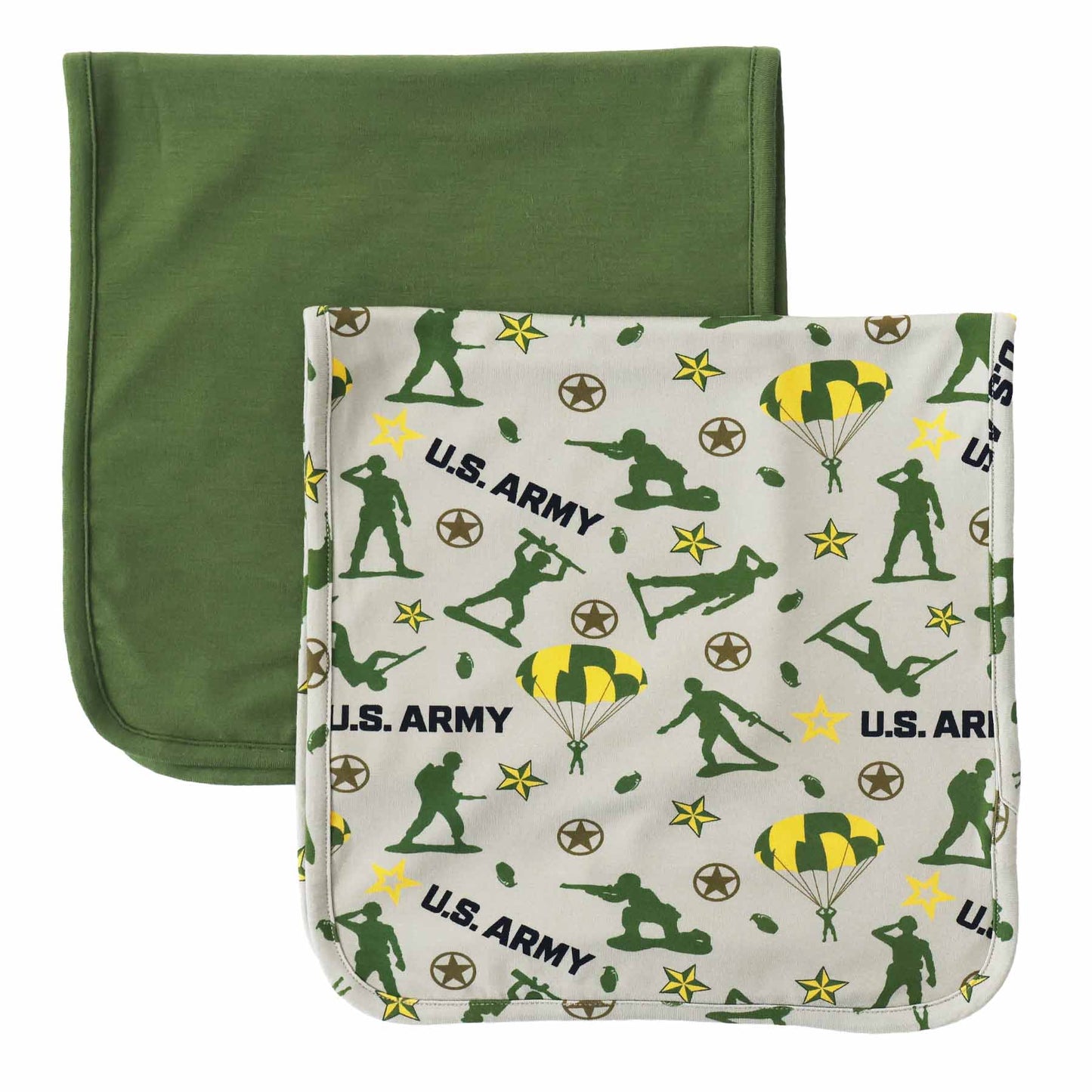 U.S. Army 2pc Burp Cloth Set