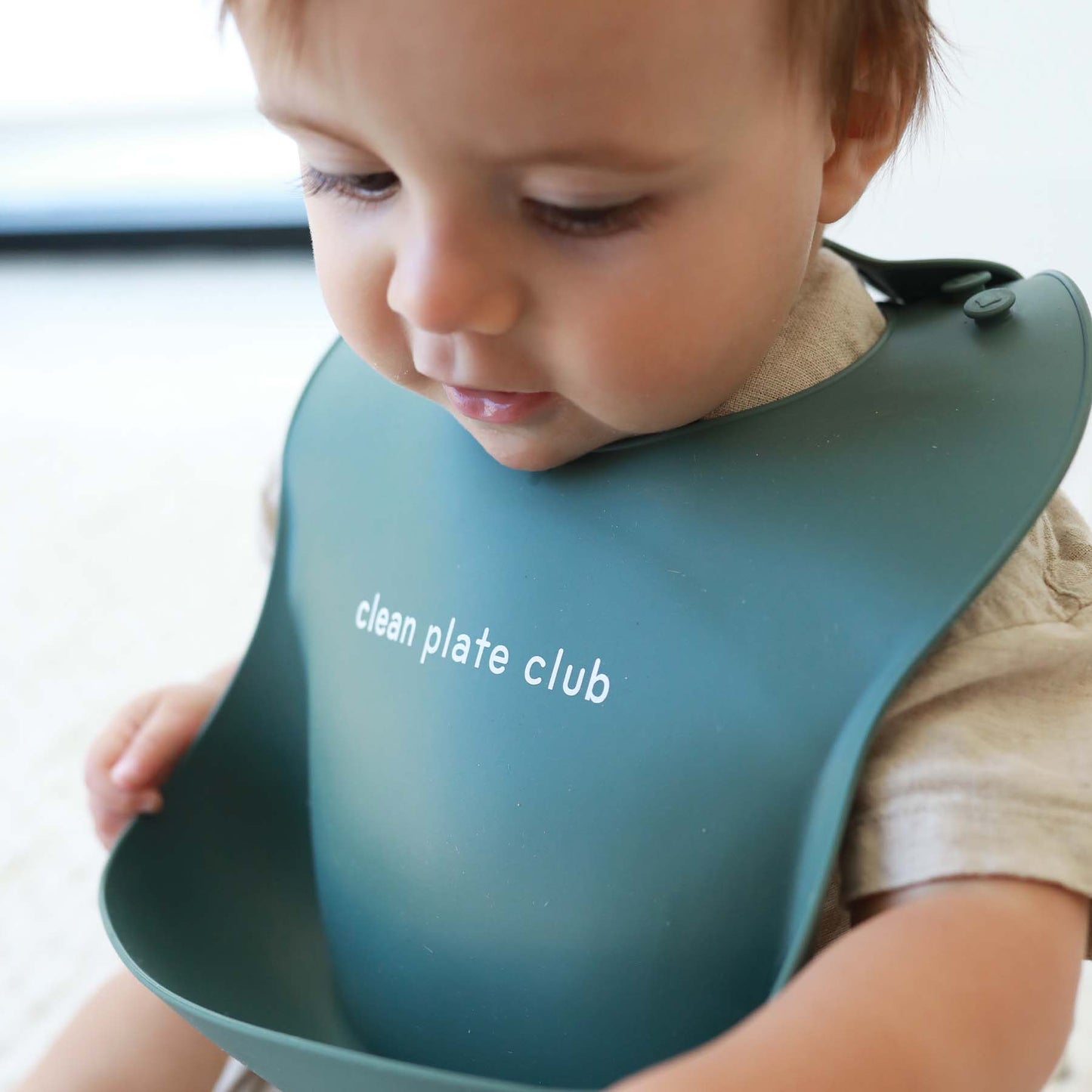 Silicone Baby Bib | Clean Plate Club