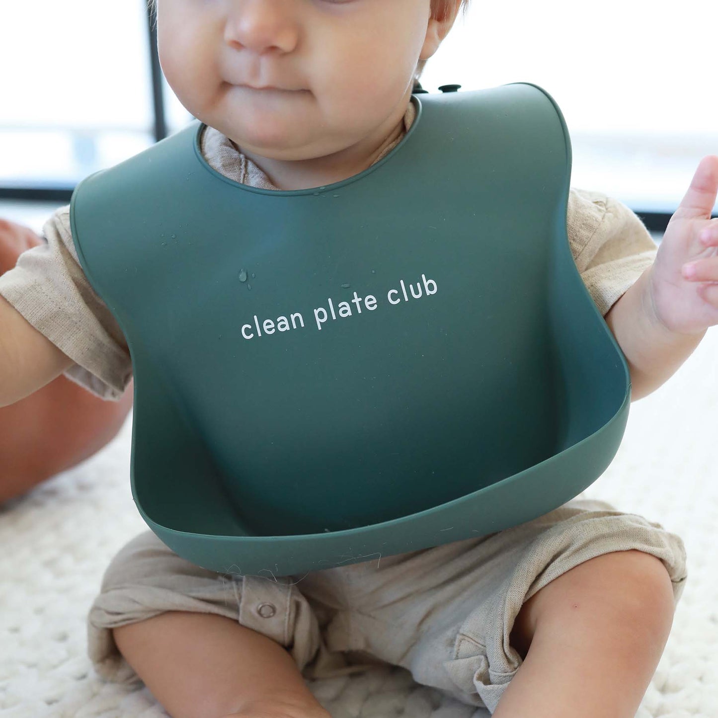 Silicone Baby Bib | Clean Plate Club