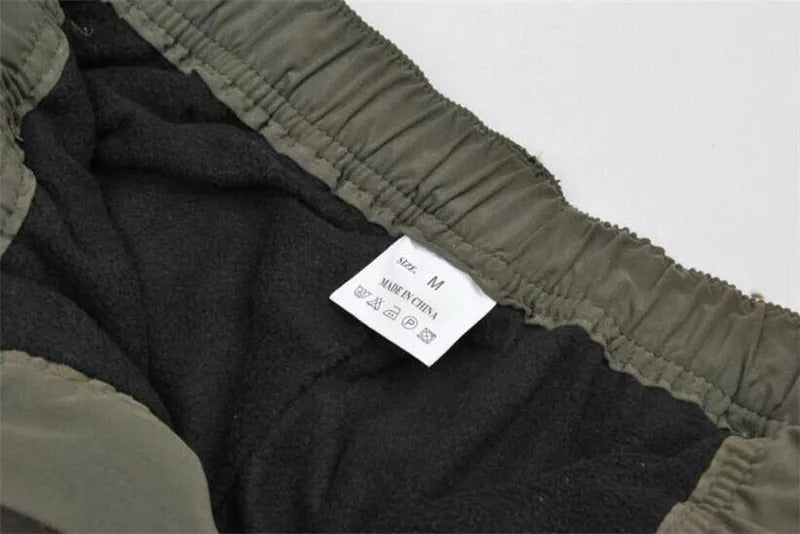 Men’s Winter Fleece-Lined Cargo Pants