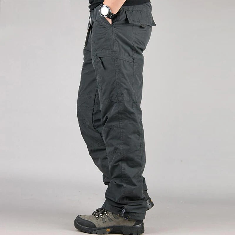 Men’s Winter Fleece-Lined Cargo Pants