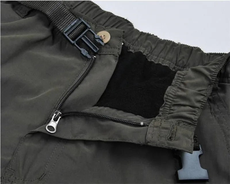 Men’s Winter Fleece-Lined Cargo Pants