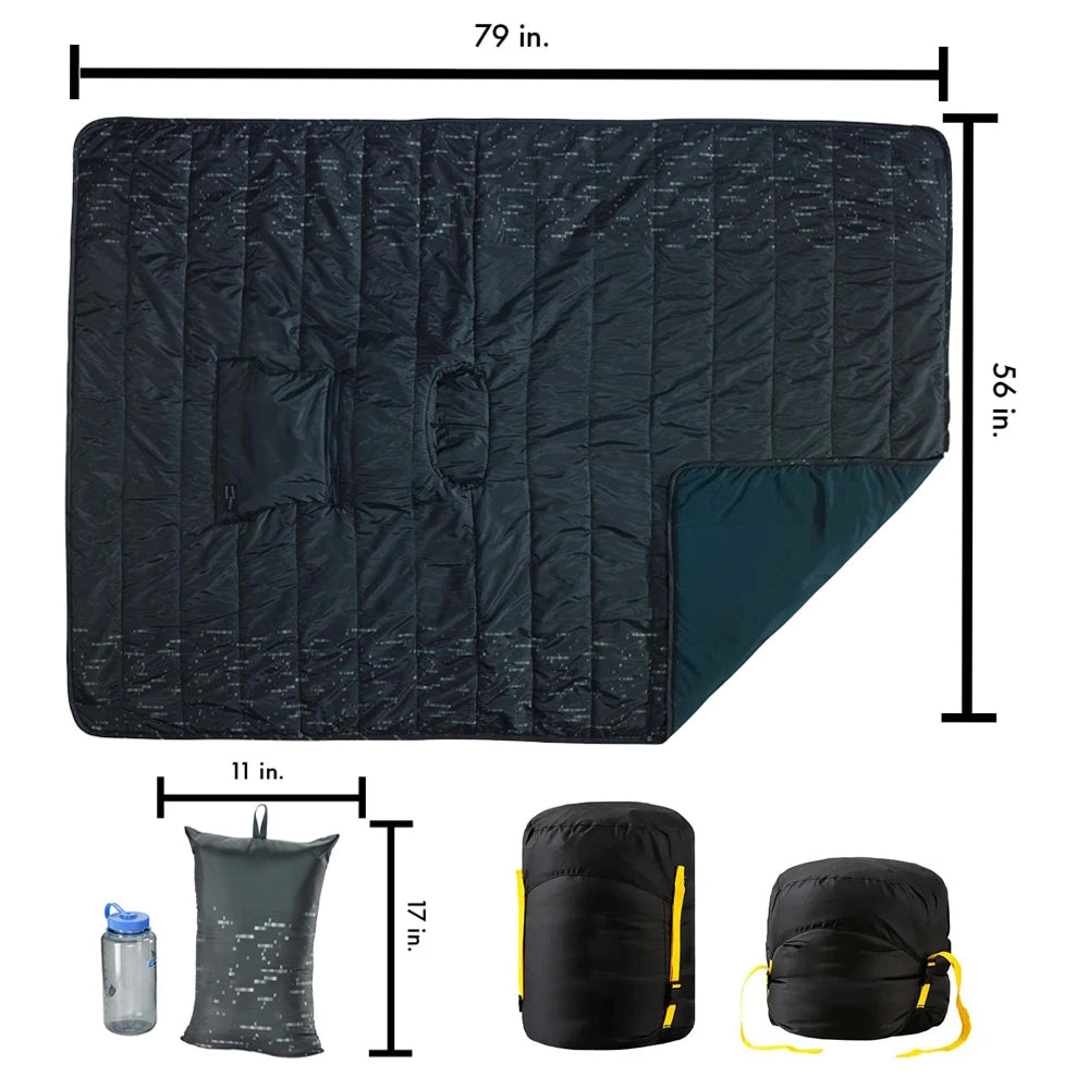 Poncho Blanket USB Heated