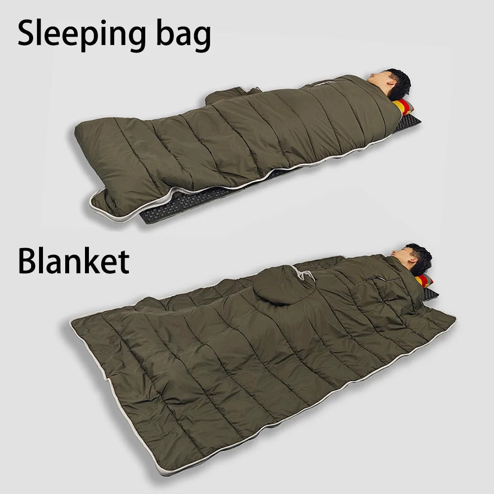 Outdoor Down Poncho Blanket