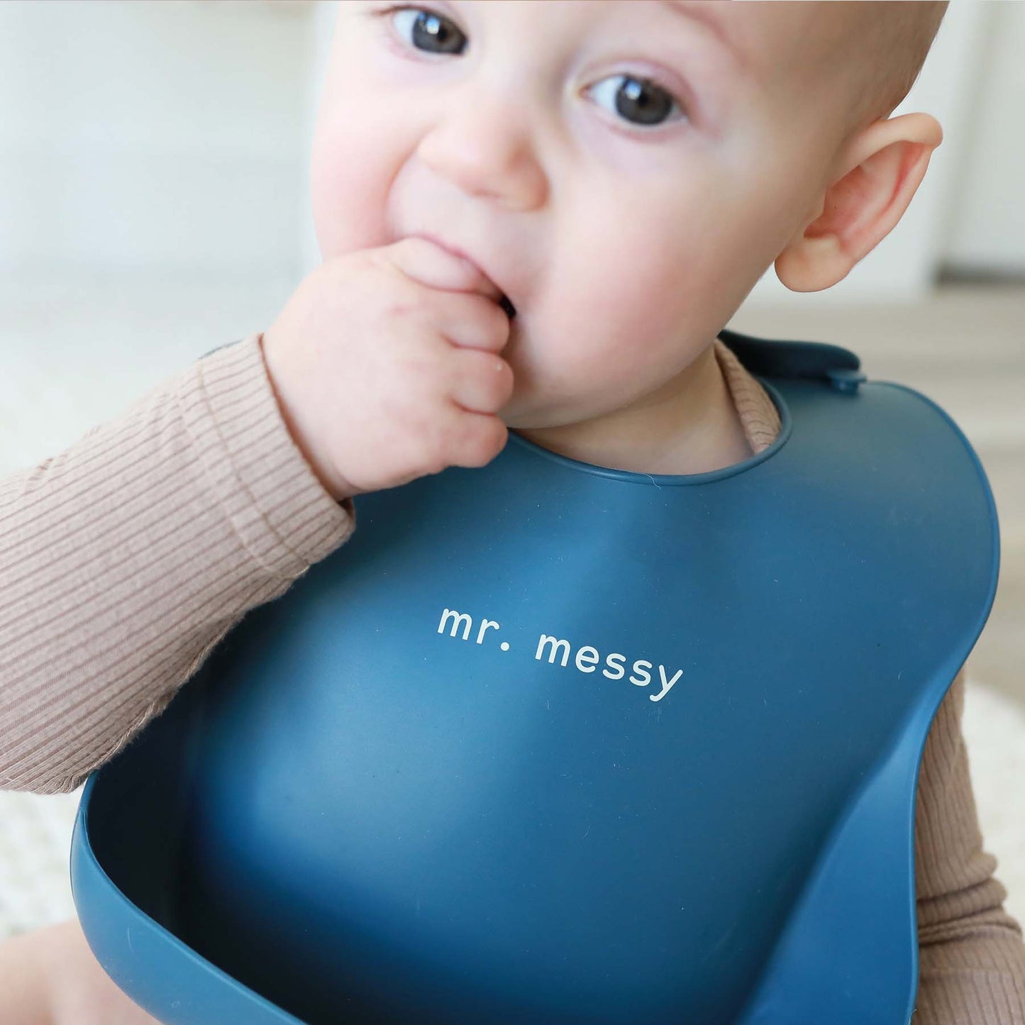 Silicone Baby Bib | Mr. Messy
