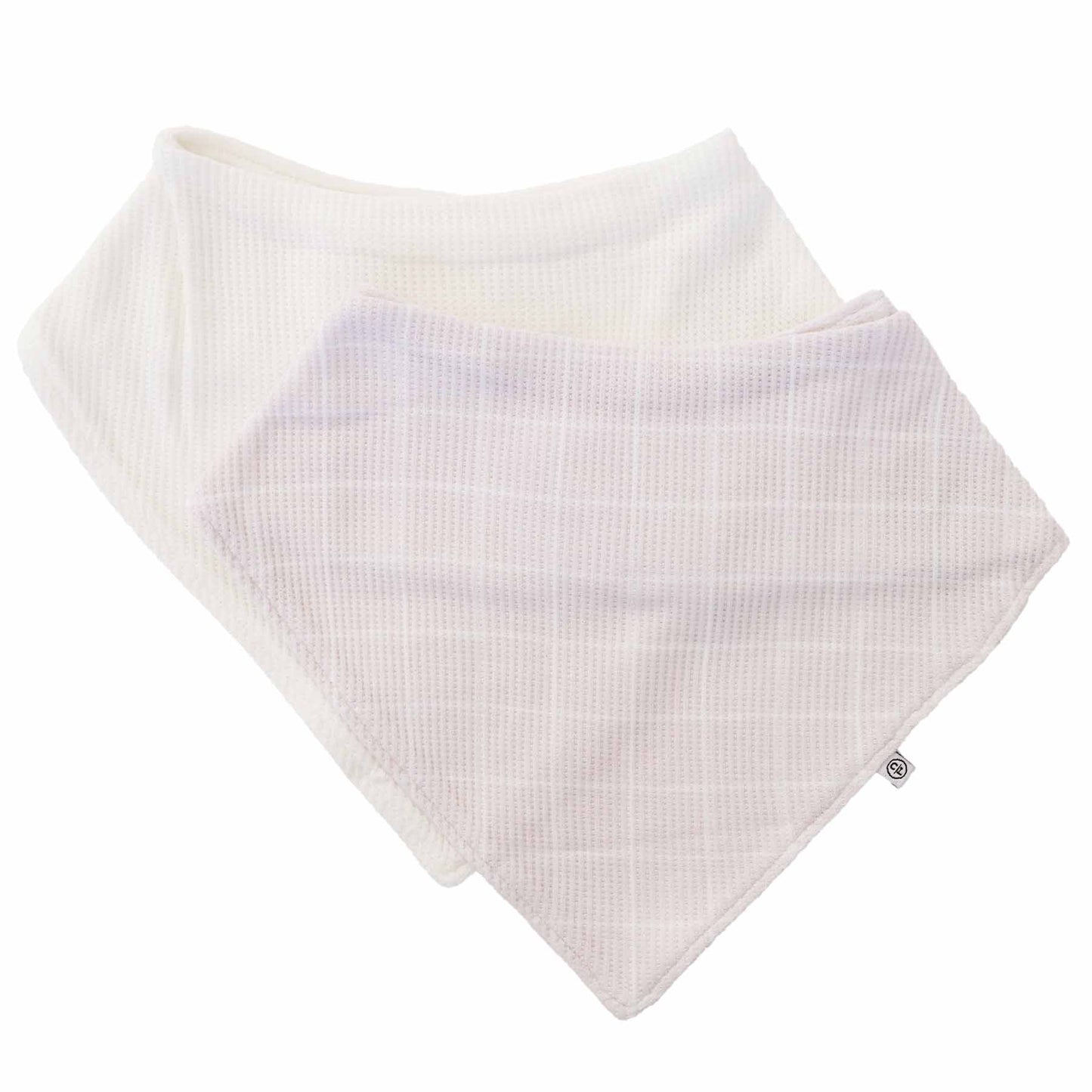 Sloane's Squares Bamboo Waffle 2pc Bandana Bibs