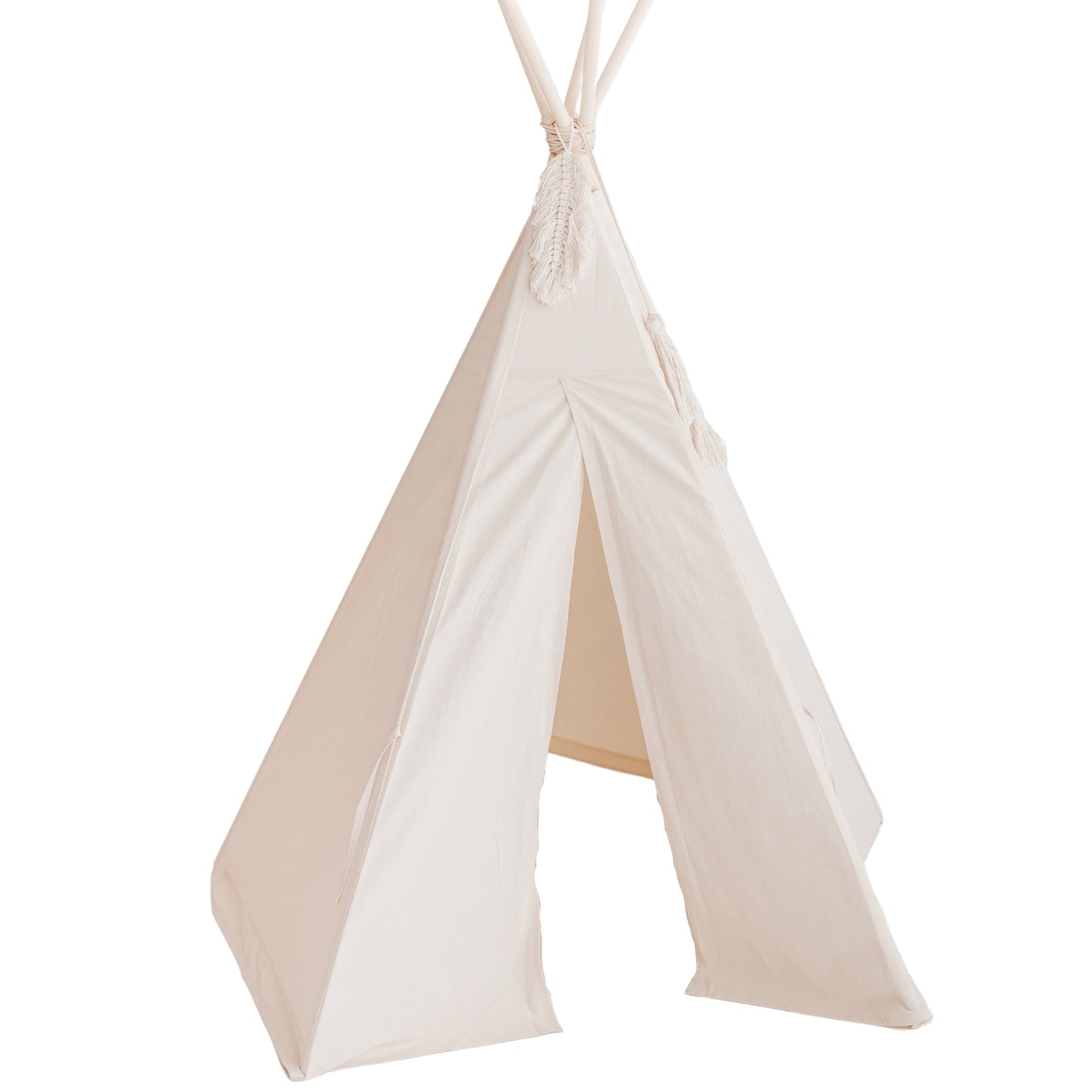 Kids' Play Tent with Macramé Feather