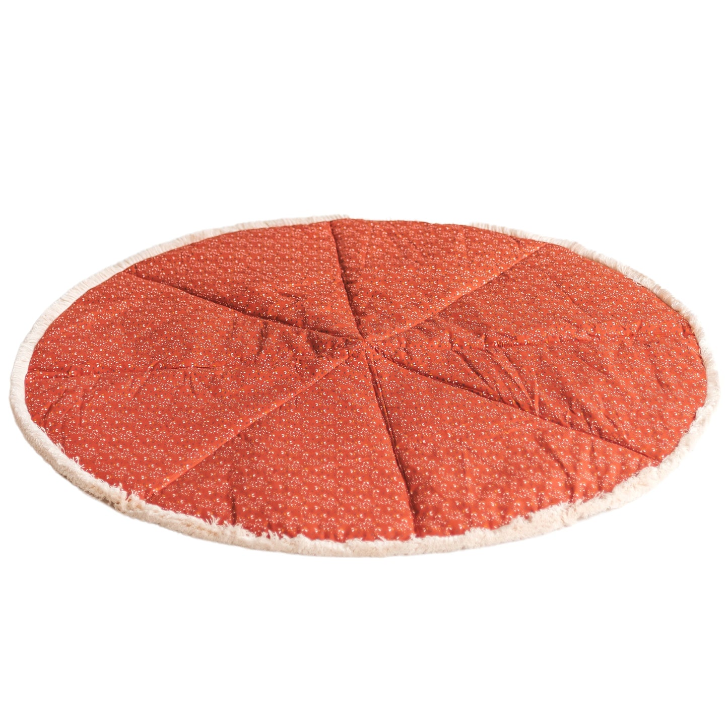 🌸 Floral Terracotta Floor Mat for Children