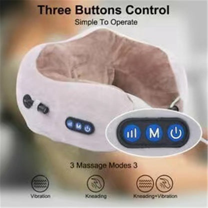 U-Shaped Neck Massage Pillow