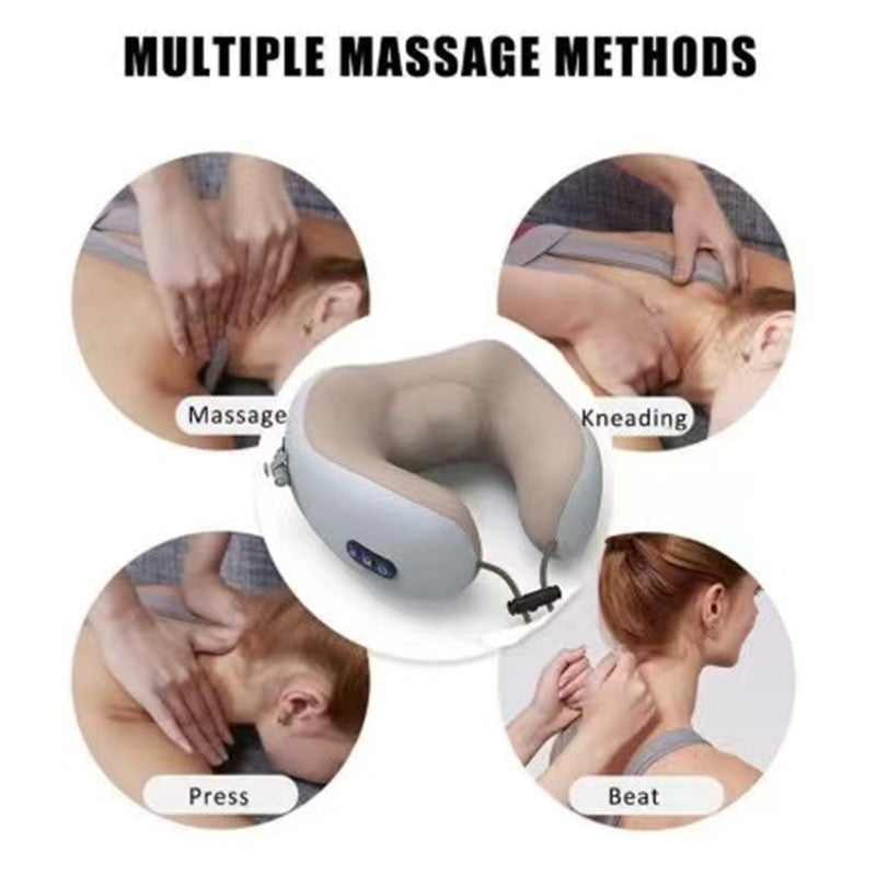 U-Shaped Neck Massage Pillow
