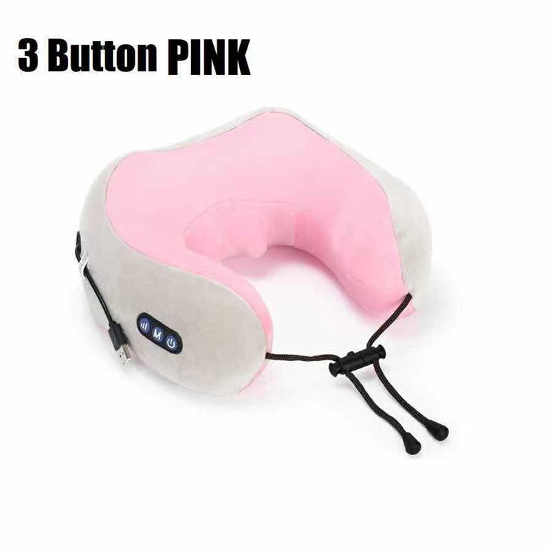 U-Shaped Neck Massage Pillow