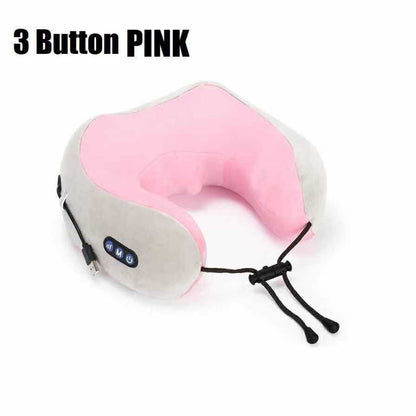 U-Shaped Neck Massage Pillow