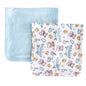Fituraa Burp Cloth Set – Bathtime Besties 2-Pack with Rubber Duck Print