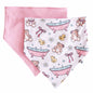 Fituraa Bandana Bib Set – Bathtime Besties 2-Pack for Baby Girls