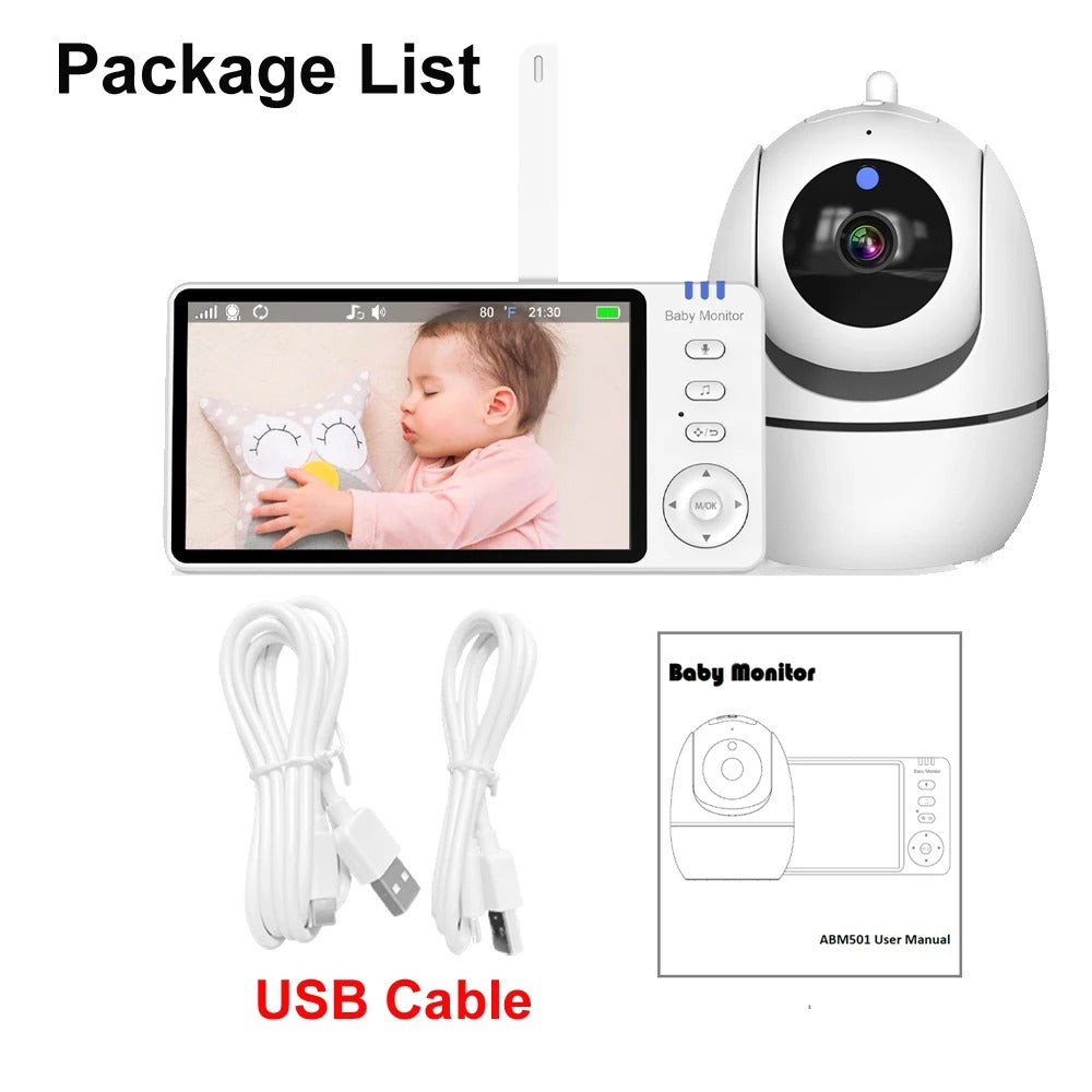 Baby Monitor with Pan-Tilt Camera