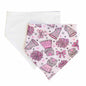 Fituraa Bandana Bibs for Babies – 2-Pack Pep Squad Set
