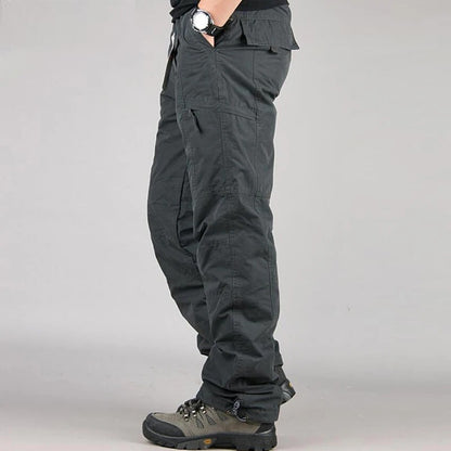 Men’s Winter Fleece-Lined Cargo Pants
