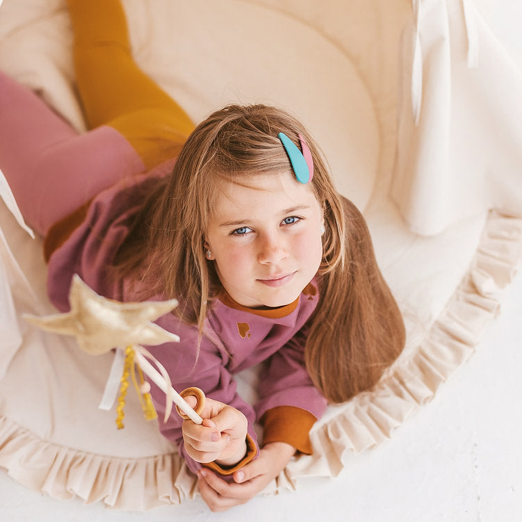 Kids' Play Tent with Macramé Feather