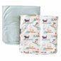 Fituraa Burp Cloth Set – Surfing Dogs 2-Pack for Beach-Loving Babies