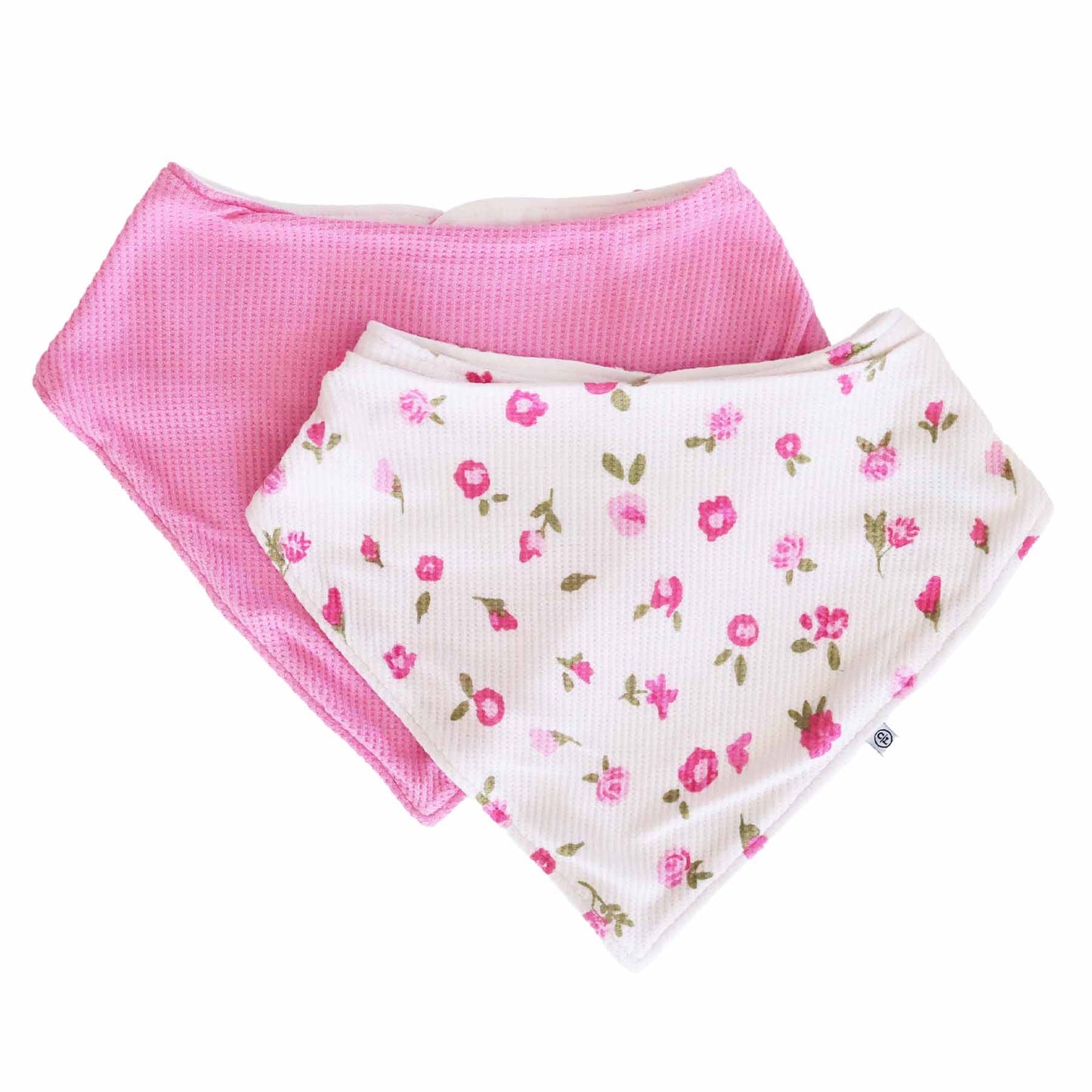 Fituraa Bandana Bib Set – Penny’s Posies Floral 2-Pack