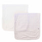 Fituraa Burp Cloth Set – Sloane’s Squares 2-Pack with Neutral Print